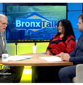 CUNY Institute for State & Local Governance logo featuring a triangular pattern of white dots on a dark blue background., meant to resemble a classic governmental building.​​ 