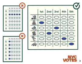 large print ranked choice voting flyer