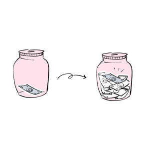 Matching funds matches your contributions 8 to 1
